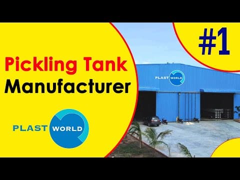 Pickling tank manufacturer video